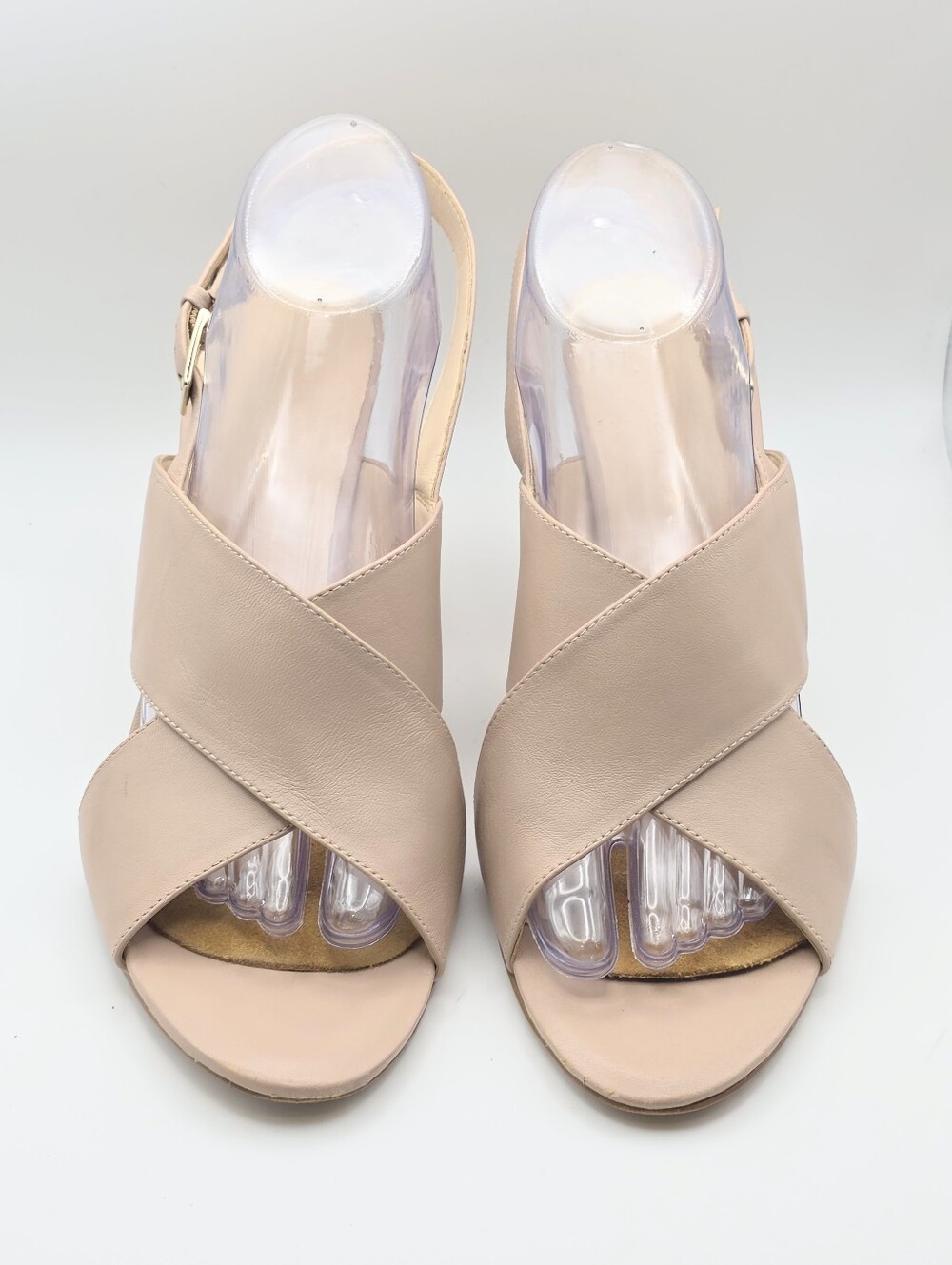 Nine-West Genuine Leather 'Healta' Heeled Very Soft Pink Sandals (11 M)